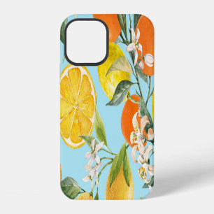 Watercolor Citrus Fruits: Hand Drawn iPhone 12 Case