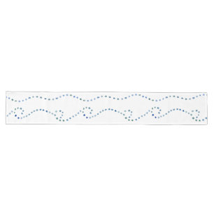 Watercolor Coastal Dots Table Runner
