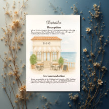 watercolor coastal mediterranean ocean wedding 