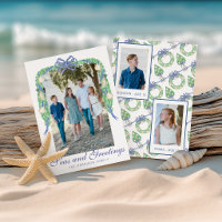 Watercolor Coastal Oyster Garland Swag Photo