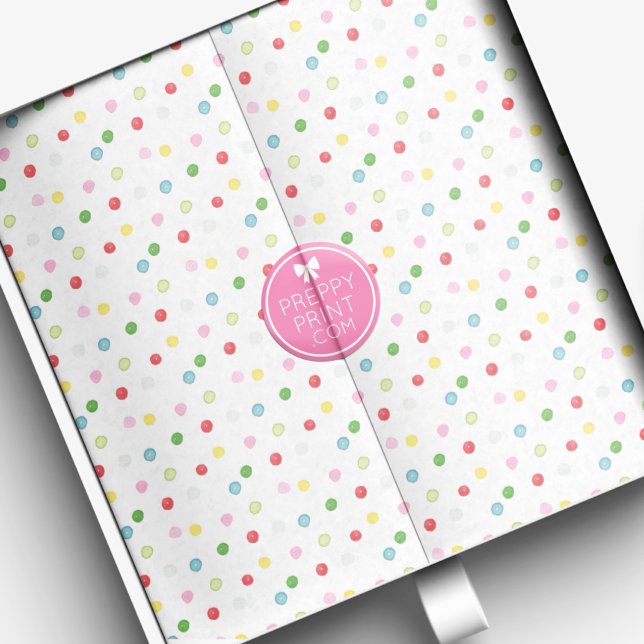 Watercolor Colourful Christmas Confetti Tissue Paper (Creator Uploaded)