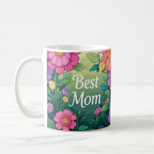 Watercolor Colourful Flowers Coffee Mug