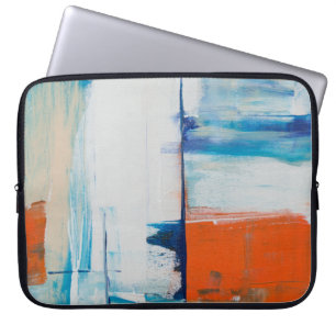 Watercolor colourful painting. Abstract Marble  Ca Laptop Sleeve