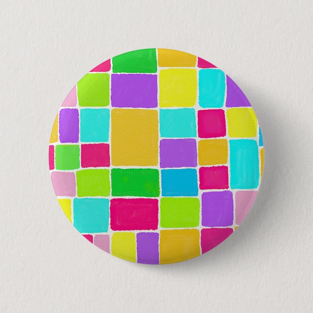 Watercolor Composition 2 Inch Round Button (Front)