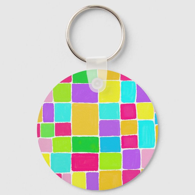 Watercolor Composition Keychain (Front)