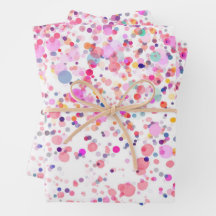Watercolor Confetti Multicolored Abstract 3
