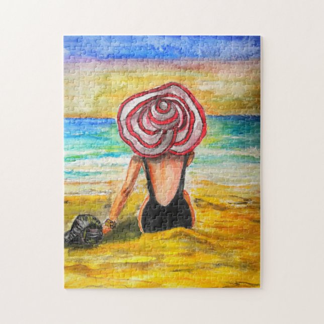 Watercolor - Contemplation Jigsaw Puzzle (Vertical)