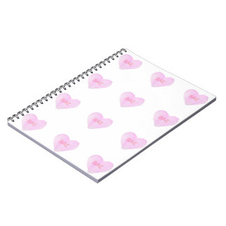 Watercolor Convo Heartz Bae Notebook