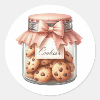 Watercolor Cookie Jar Sticker – Cozy Winter 