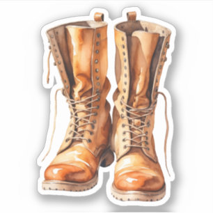 Watercolor Cool Fall Boots