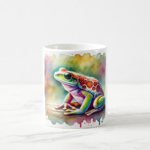 Watercolor Coqu Frog 140724AREF115 - Watercolor Coffee Mug