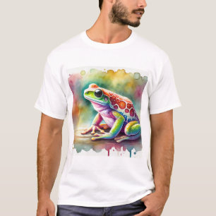 Watercolor Coqu Frog 140724AREF115 - Watercolor T-Shirt