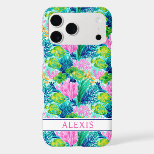 Watercolor Coral Reef Monogrammed