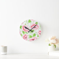 Watercolor Coral Rose - Romantic Floral