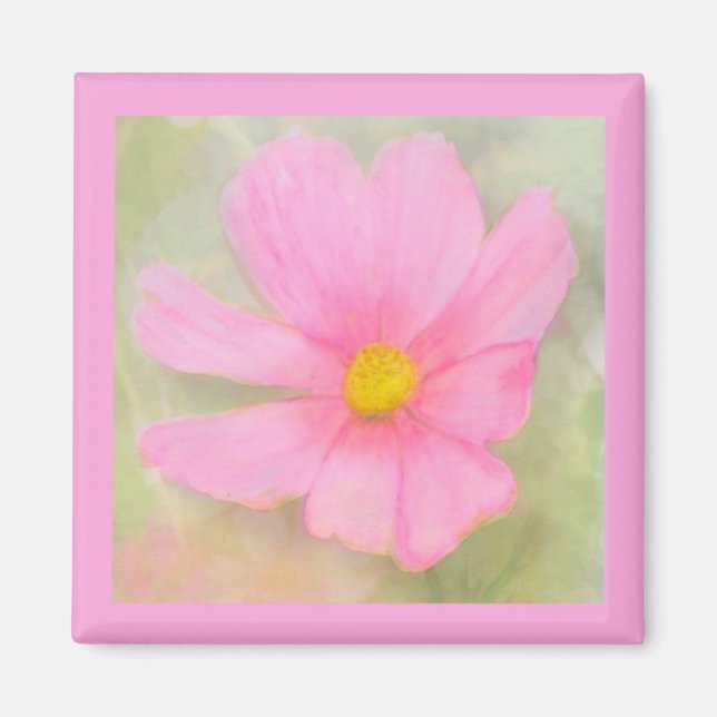 Watercolor Cosmos Magnet (Front)