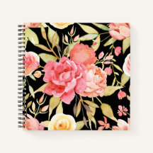 Watercolor Cottage Garden Roses