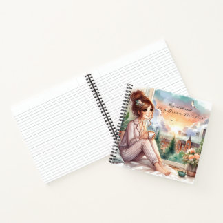 Watercolor "Cozy soul, urban goals" My Dream  Notebook