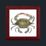 Watercolor Crab - Grey Gift Box<br><div class="desc">"Watercolor Crab" by Emma Scarvey. Features a grey watercolor crab on white background.</div>
