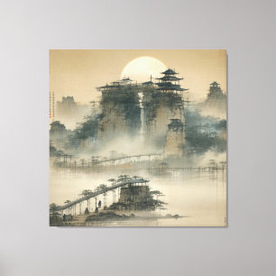 Watercolor Create Your Own Custom Design Canvas Print