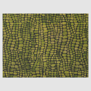 Watercolor Crocodile Print Tissue Paper