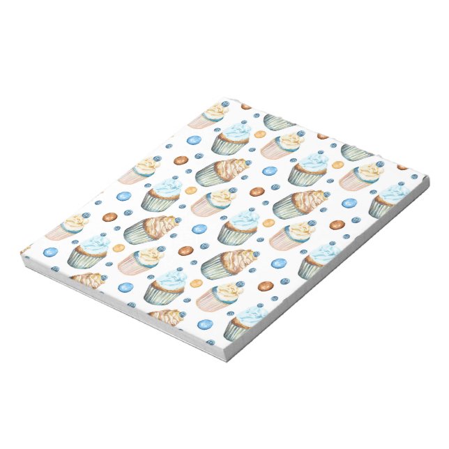 Watercolor cupcakes notepad (Rotated)