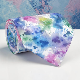 Watercolor Custom Necktie