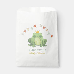 Watercolor Cute Frog Baby Shower Favour Bag