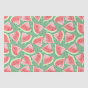 Watercolor Cute Kawaii Watermelon Tissue Paper