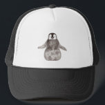 Watercolor Cute Penguin  Trucker Hat<br><div class="desc">Watercolor Cute Baby Penguin!</div>