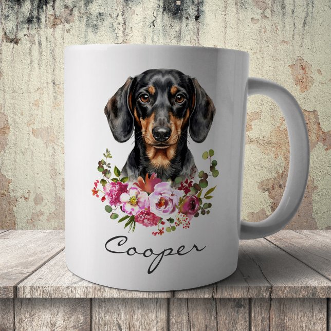 Watercolor Dachshund Coffee Mug (Creator Uploaded)