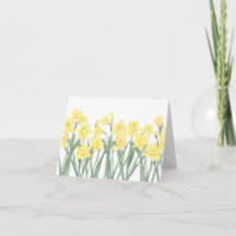 Watercolor Daffodil