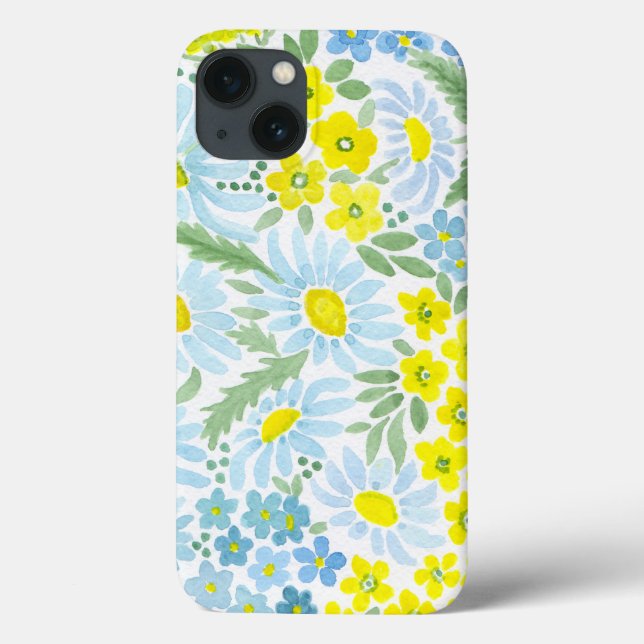 Watercolor daisies Case-Mate iPhone case (Back)