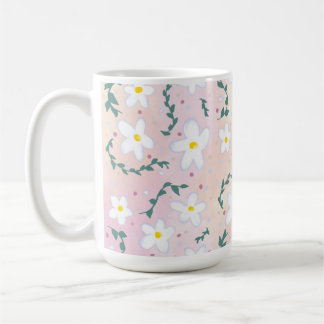 Watercolor Daisies  Coffee Mug