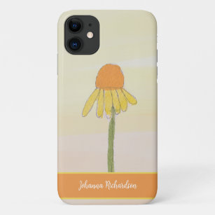 Watercolor daisy artwork modern Case-Mate iPhone case