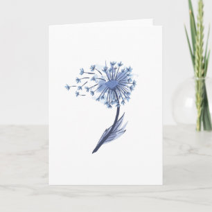 Watercolor Dandelion Card