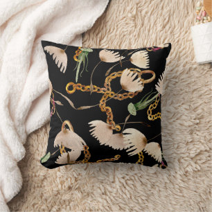 Watercolor Dandelion  Throw Pillow