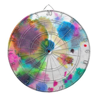 Watercolor Dart Board