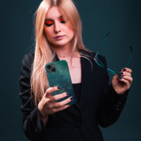 Watercolor Deep Ocean iPhone / iPad case