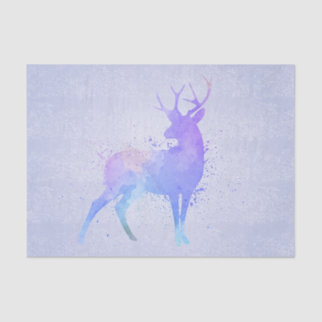 Watercolor Deer Tissue Paper (Front)