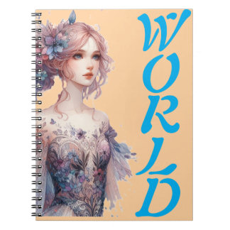 Watercolor design notebook