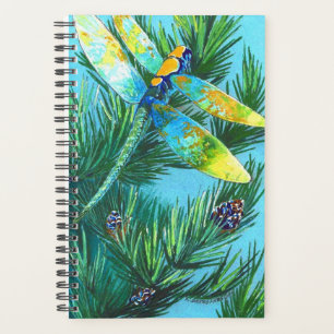 Watercolor Designed Dragonfly Customizable Planner