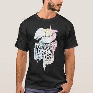 Watercolor Digestive System Gastroenterology Speci T-Shirt