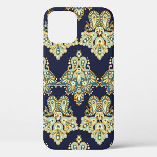 watercolor digital background pattern on textures iPhone 12 case