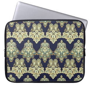 watercolor digital background pattern on textures laptop sleeve
