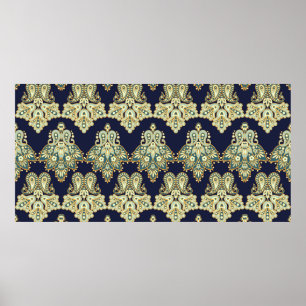 watercolor digital background pattern on textures poster