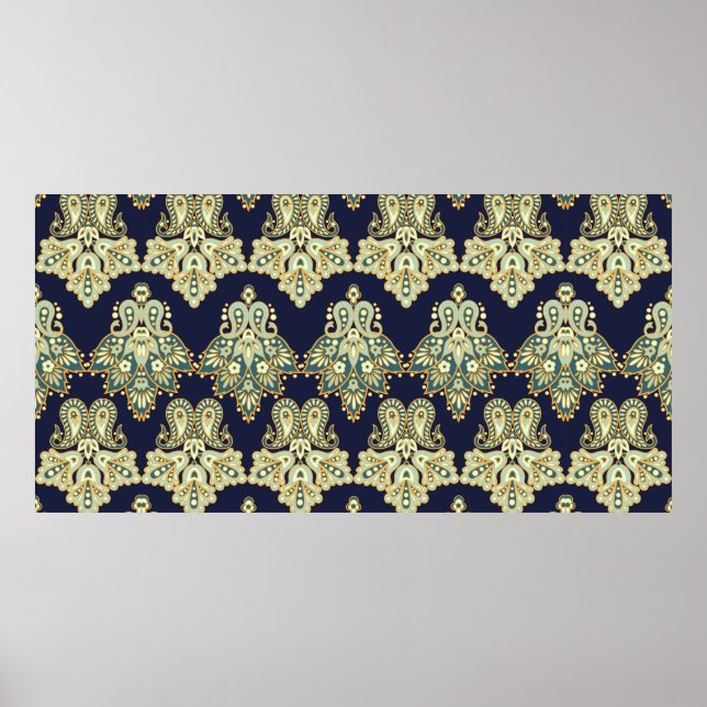 watercolor digital background pattern on textures  poster (Front)