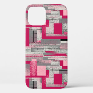 Watercolor digital patchwork: seamless pattern iPhone 12 case