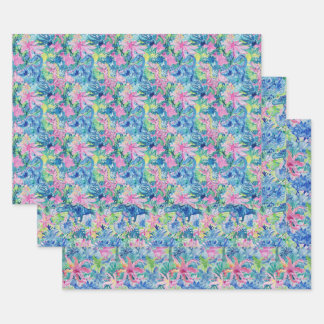 Watercolor Dinosaur Gift Wrap, Kids Dino Wrapping Wrapping Paper Sheet