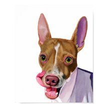 Watercolor Dog Artwork Print