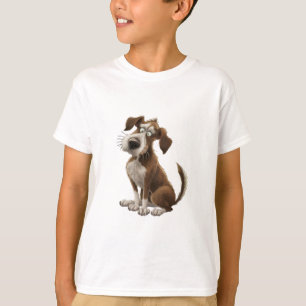 Watercolor Dog is Confused  Surprised Dog T-Shirt